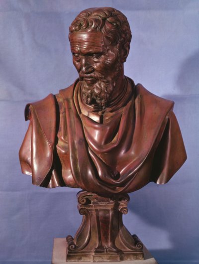 Bust of Michelangelo Buonarroti by Daniele da Volterra